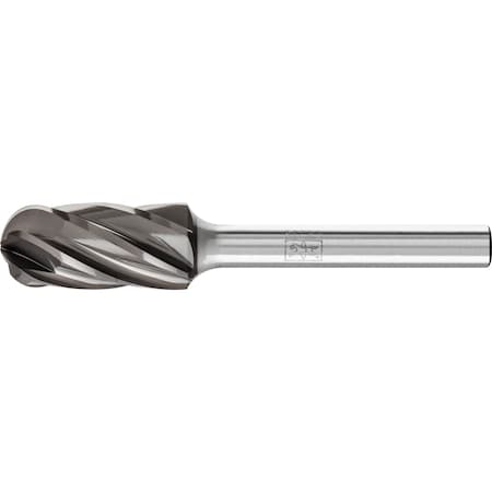 Pferd HICOAT Bur - Cylind. (Rad. End), ALU Cut - 1/2" x 1" x 1/4" Shank - SC-5, NFE Coating 27165